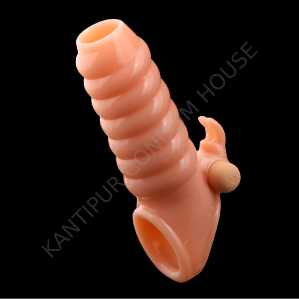 5 Inch Yunman Vibrating Half Corn Extender Sleeve- JC6035