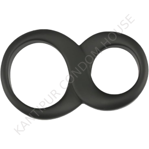 8 Shape Double Ring Soft Silicone Rings Scrotum Cock Ring