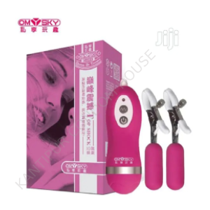 Nipple Clamps Breast Clips 10 Modes Vibrator