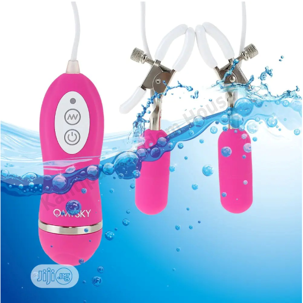 Nipple Clamps Breast Clips 10 Modes Vibrator
