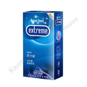 Natural Latex Condoms 12 Counts Ultra-thin Extra Sensitive Condom
