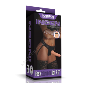 7.5''Non Vibrating Easy Strapon Set -LV715006